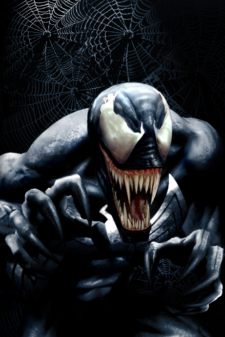 venom spiderman 3 front