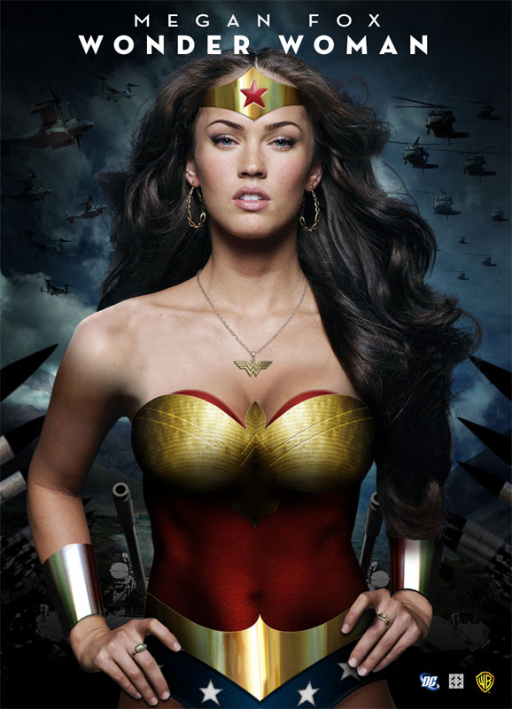 megan fox body painting. Will Megan Fox Be Wonder Woman