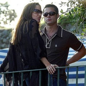 Brad Pitt  and Angelina Jolie in Boracay